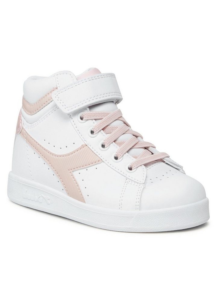 Diadora Sneakers Game P High Girl PS 101.176726-D0105 White / Peach Whip Sneaker von Diadora