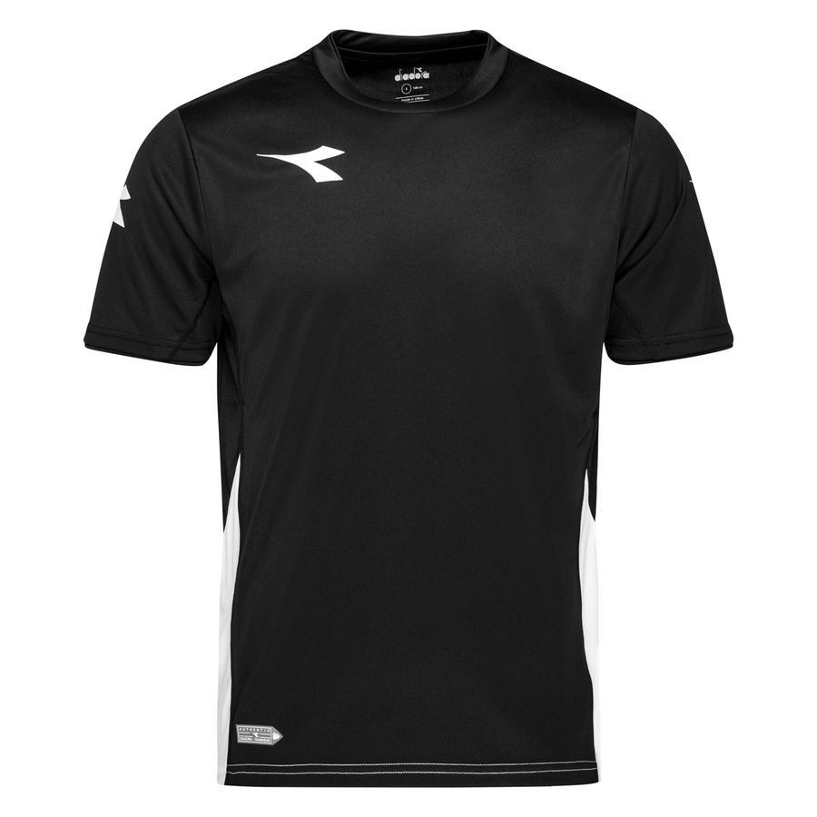 Diadora Training T-Shirt Equipo - Schwarz/Weiß Kinder von Diadora