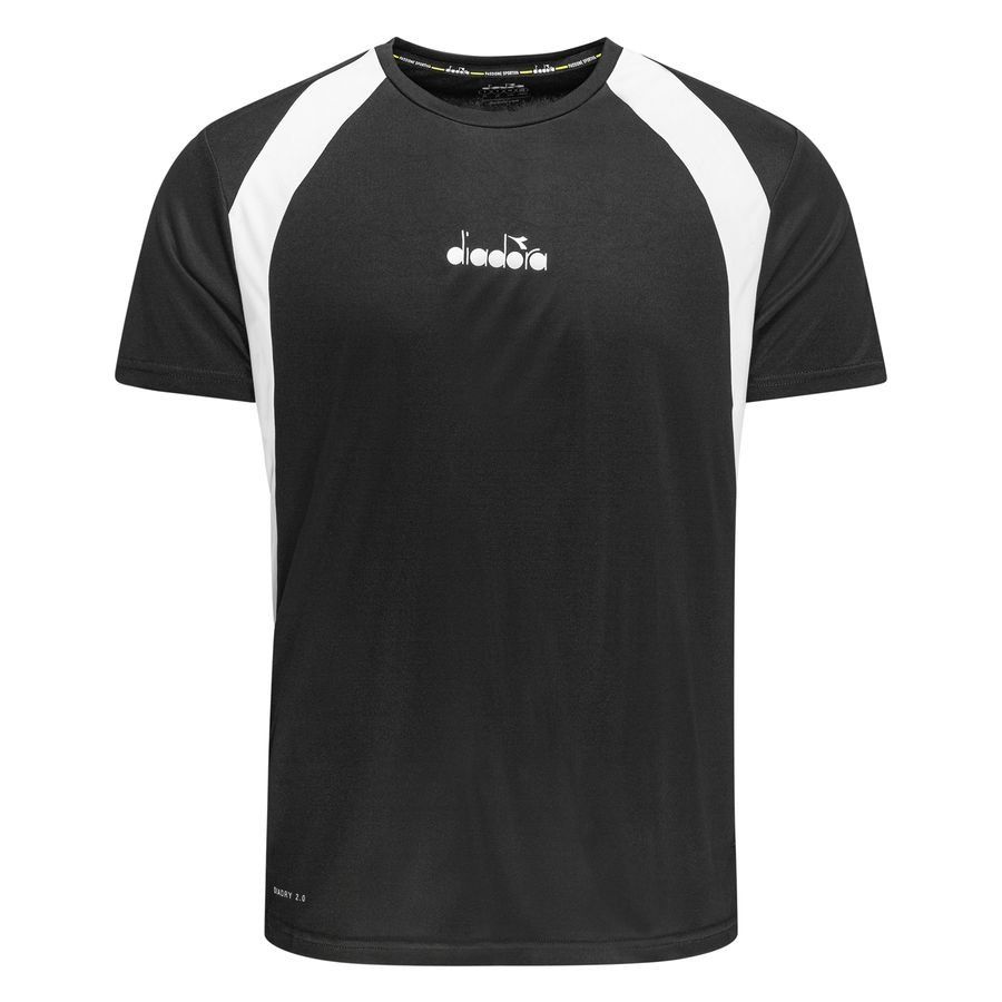 Diadora Training T-Shirt - Schwarz/Weiß von Diadora