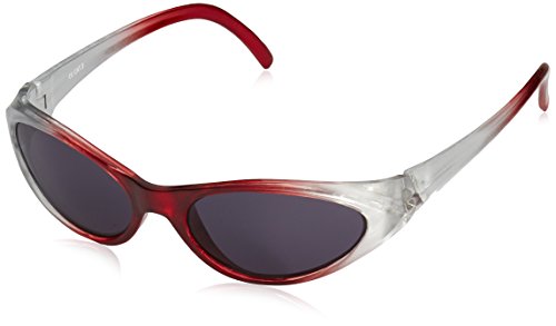 Dice Kinder Sonnenbrille, Shiny Alu Silver/Red, One Size von Dice