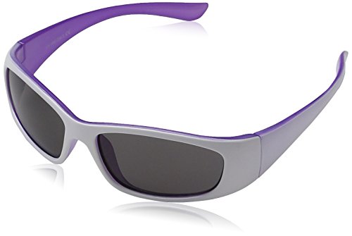 Dice Kinder Sonnenbrille, White/Purple, One Size von Dice