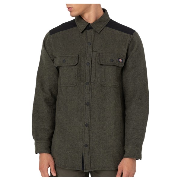 Dickies - Performance Heavy Flannel Check Shirt - Hemd Gr L;M;XL;XXL grau;rot von Dickies