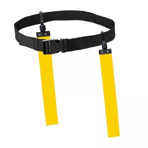 Dickly 3X Fußball Hüftgurt Band Verstellbar für Outdoor Zubehör Ausrüstung Gelb von Dickly