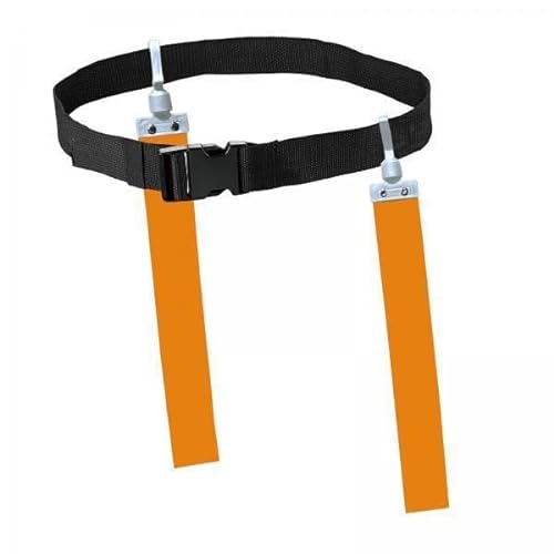 Dickly 3X Fußball Hüftgurt Band Verstellbar für Outdoor Zubehör Ausrüstung Orange von Dickly