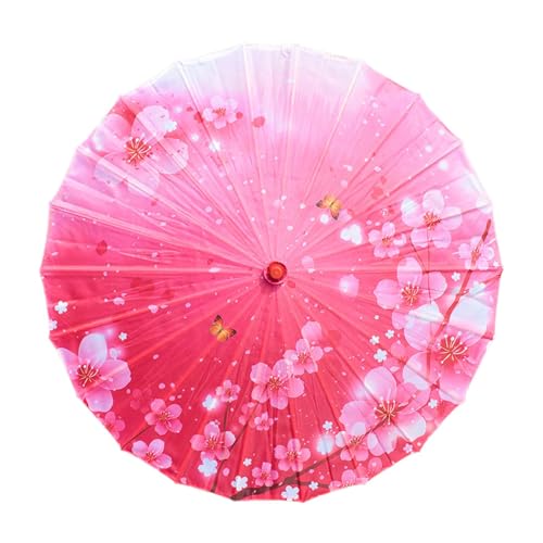 Dickly Chinesischer Regenschirm, handgefertigt, orientalischer Regenschirm für Hochzeiten, Dorflandschaften, Events, Stil b von Dickly