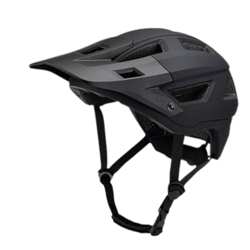 Dickly Fahrradhelm Mountainbike-Helm, Fahrradausrüstung Komfort Biker Einstellbarer Kopfumfang Rollerhelm Fahrradhelm, Schwarz von Dickly