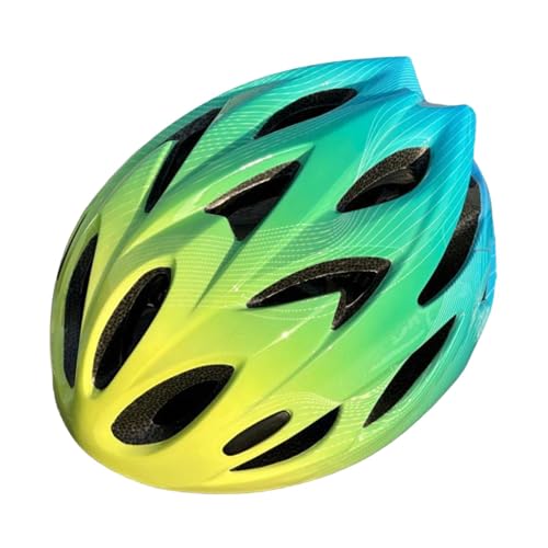 Dickly Fahrradhelm für Kinder, sportlicher Helm, Trendiger tragbarer Helm für Kinder im Alter von 3–10 Jahren, Fahrradhelm, Rennradhelm zum Radfahren, Grün von Dickly