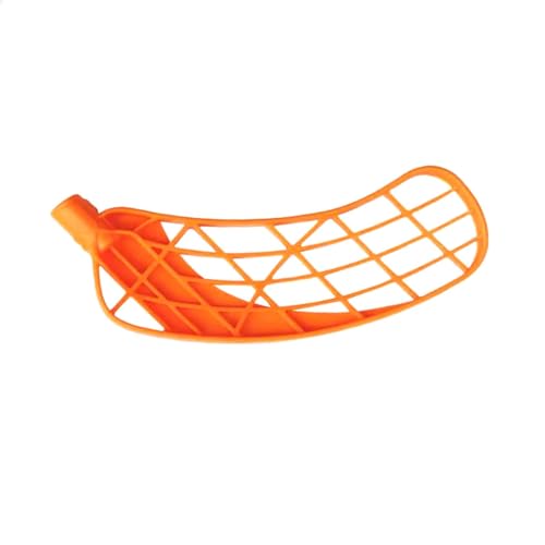Dickly Floorball-Klinge Floorball-Hockeyschlägerkopf PE-Ersatz Hockey-Zubehör Einfache Installation Floorball-Ersatzklinge, Orangefarbene Linke Hand von Dickly