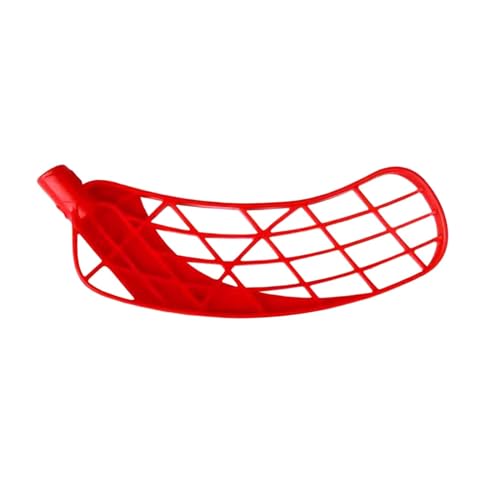 Dickly Floorball-Klinge Floorball-Hockeyschlägerkopf PE-Ersatz Hockey-Zubehör Einfache Installation Floorball-Ersatzklinge, Rote Linke Hand von Dickly