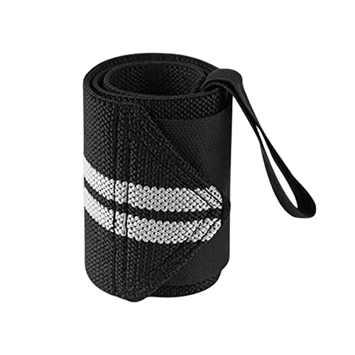Dickly Gym Wrist Wraps Wrist Straps Elastic Unisex Portable Sports Wrist Support for Bench Press Working Out Bodybuilding Powerlifting, GRAU von Dickly
