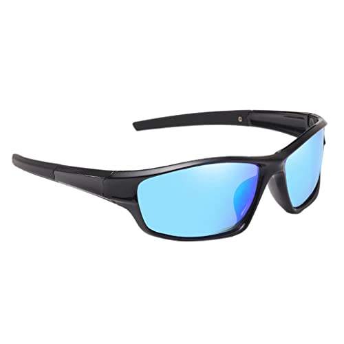 Dickly Radfahren Polarisierte Schutzbrillen Fahrrad Outdoor Sport Sonnenbrillen, Blau von Dickly