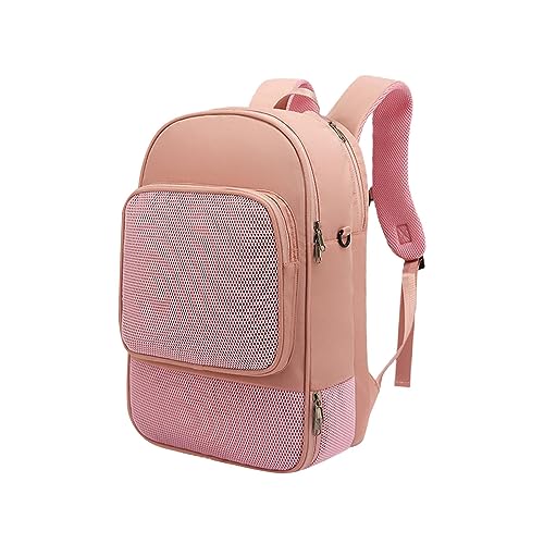 Dickly Tennis-Rucksack, Tennistasche, großes Fassungsvermögen, zur Aufbewahrung von Paddeln, Rucksack, Schlägertasche für Reisen, ROSA von Dickly