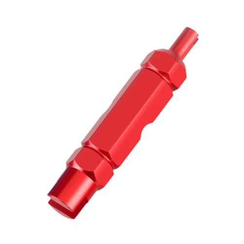 Dickly Ventileinsatz-Entferner-Werkzeug Tragbarer Hochleistungs-Ventilschlüssel-Schlüssel für Mountain Road-Fahrrad, Rot von Dickly