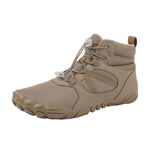 Barfuss Schuhe Damen Herren Wasserfest Winter Herbst Barfußschuhe Barfussschuhe Gefüttert Warm Winterschuhe Breite Füße Wildling Schuhe Für Men Women Barefoot Shoes,Coffee,38.5 EU von Didadihu