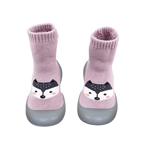 Lauflernschuhe, Krabbelschuhe Baby Hausschuhe Baby 1 Jahr Krabbelschuhe Barfußschuhe Baby Baby Hausschuhe Sockenschuhe Baby Krabbelsocken Kinder Gummistiefel Mädchen Gummistiefel 21 von Didadihu