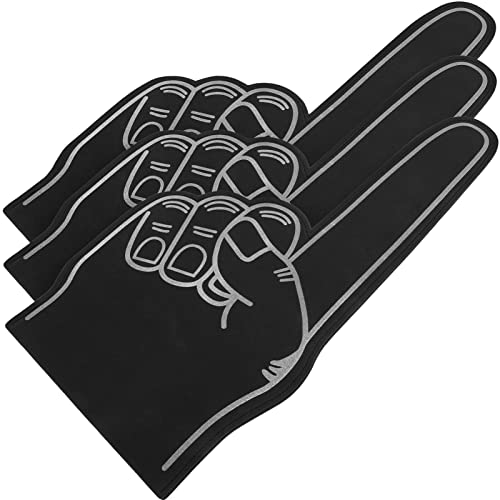 Didiseaon Riesiger Schaumstoff-Finger 3 Stück Schaumstoff-Hand-Cheerleading Für Sportveranstaltungen Feiern Pompons Zubehör Für Leichtathletikspiele von Didiseaon