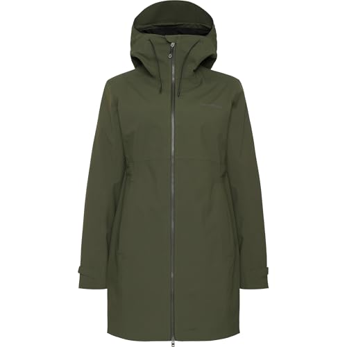Didriksons Damen Bea Parka 6 Jacke, Deep Green, 44 von Didriksons