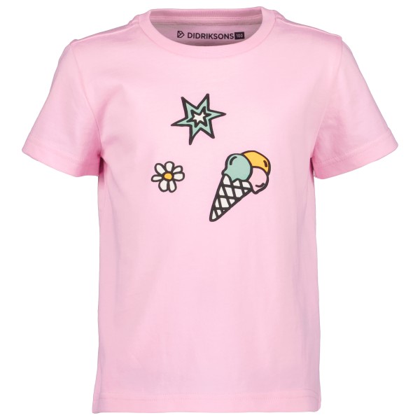 Didriksons - Kid's Mynta 2 - T-Shirt Gr 100 rosa von Didriksons