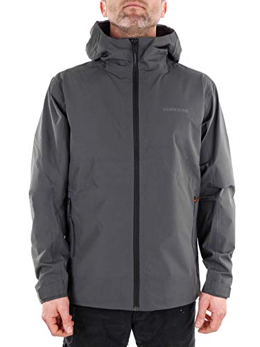 Didriksons Regenjacke Regenschutz Tuba USX JKT 2 wasserdicht Unifarben (108 Coal Black, M) von Didriksons