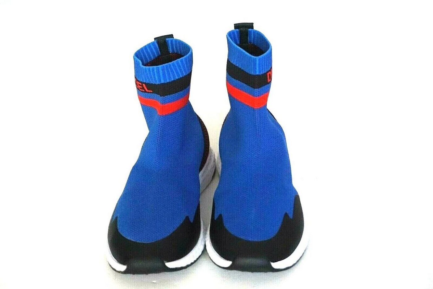 Diesel Kinder Schuhe, diesel Slip on 03 S-K Sock Kinder Sneakers, Blau Slip-On Sneaker von Diesel