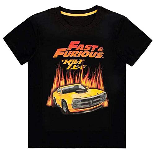 DIFUZED Camiseta Hot Flames Fast and Furious von Difuzed