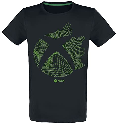 Xbox Logo Männer T-Shirt schwarz XL 100% Baumwolle Fan-Merch, Gaming von Difuzed