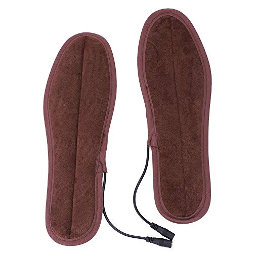 Beheizte Einlegesohlen, Elektrische Fußwärmer Sohlenwärmer Wärmesohle USB aufladbare Heizung Schuhe Pads für Unisex Schuhe(35-36) von Dilwe