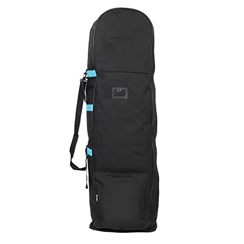 Dilwe Reise-Luftfahrttasche mit Rollen, 600D Oxford, Verschleißfest, Weiche Seiten, Faltbare Schlägertasche für Einfache Lagerung (Blue) von Dilwe