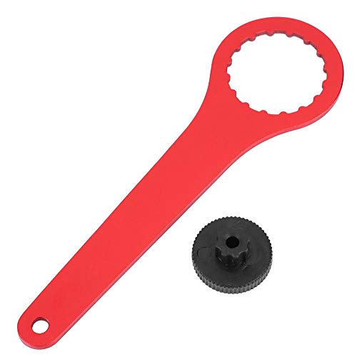 Dilwe Tretlager Werkzeug, langlebiges Fahrrad Tretlager Entferner Schlüssel Schlüssel Fahrrad Reparatur Kurbelarm Werkzeug für die meisten Gebirgsstraßenfahrräder(Rot) von Dilwe