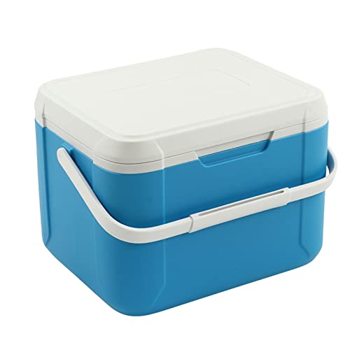 Outdoor-Kühlbox, Tragbare 18-Liter-Kühlbox für Eisgetränke, Lebensmittel, Gefrierschrank mit Griff für Camping von Dilwe