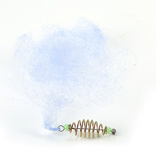 VGEBY1 Fischernetz, 4pcs Nylon Folding Fischernetz Spring Net Angelhaken Copper Spring Shoal Angelausrüstung für Night Fishing Shoal(8目) von Dilwe