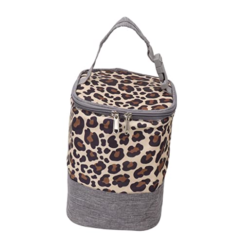 wasserdichte Flaschenbeutel mit Lateraler Tasche Design Tragbarer Heizungsmilch Cerryer -Beutel Zum Reisen von Oxford Stoffmaterial (Leopardenmuster) von Dilwe