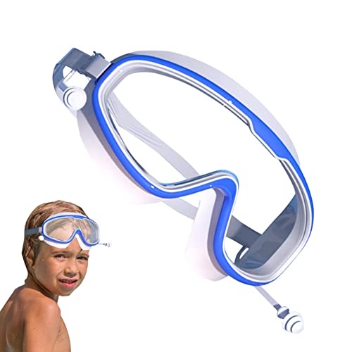 Dimweca Schwimmbrillen für Kinder | Clear Vision Trocken-Schwimmbadbrille - UV-Schutz, Antibeschlag-Design für Freitauchen, Speerfischen, Riemenabdeckung, schlagfest von Dimweca