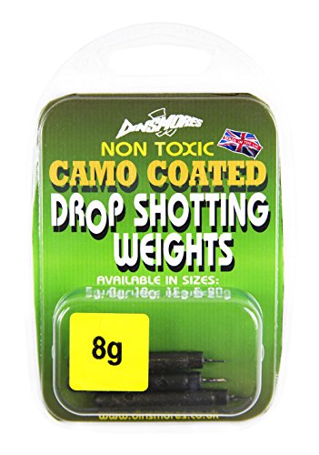 Dinsmores Drop-Shot Gewichte, 3 Stück, Unisex, 10212140, braun, 10 g/3/8 oz von Dinsmores