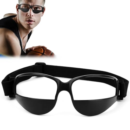 Augenschutz Brille, Basketball Dribbling Training Outdoor Sportbrille(Schwarz) von Dioche