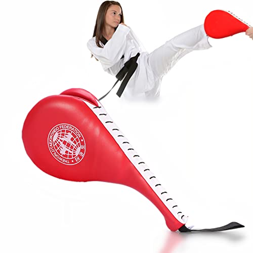Dioche Schlagschläger für Taekwondo Training Boxen Karate Martial Arts 1 Stück Kampfsport Schläger Ziel Kick-Trainingsmatte (rot) von Dioche
