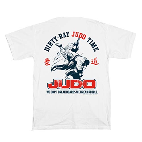 Dirty Ray Kampfsport Judo Kinder und Jugendliche Kurzarm T-Shirt DT10K (L) von Dirty Ray