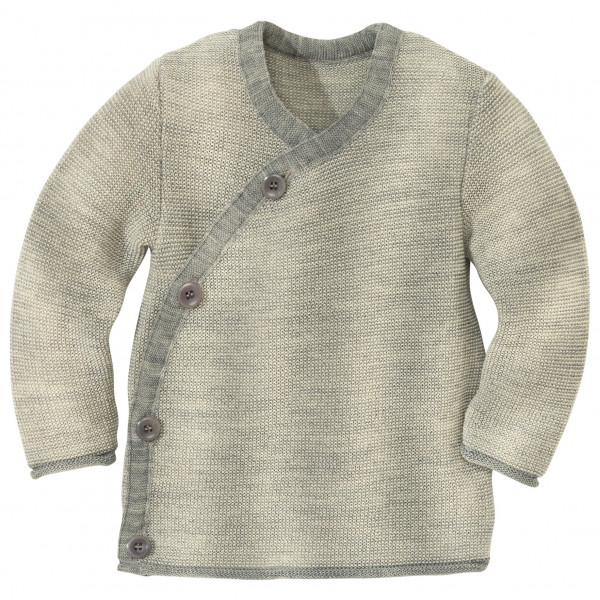 disana - Kid's Melange-Jacke - Merinojacke Gr 74/80 grau von Disana