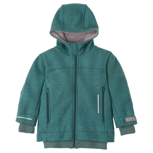 disana - Kid's Outdoor-Jacke - Wolljacke Gr 110/116 türkis von Disana
