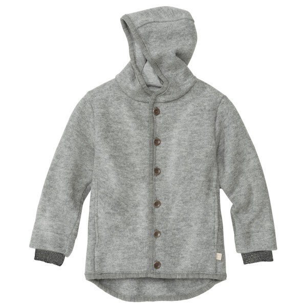 disana - Kid's Walk-Jacke - Wolljacke Gr 134/140 grau von Disana