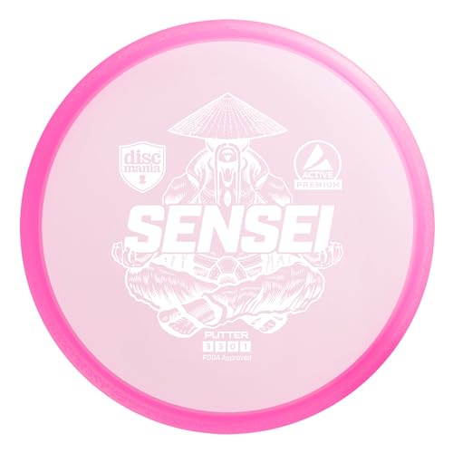 Discgolf Putter Premium Sensei 3/3/0/1, Pink von Discmania