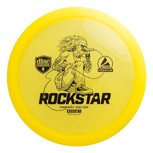 Discmania Fairway Driver Rockstar Active Premium Gelb von Discmania