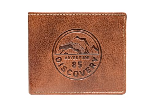 Discovery Horizontale Geldbörse, Kollektion Montana, Braun, 11 x 9 x 2 cm, braun von Discovery