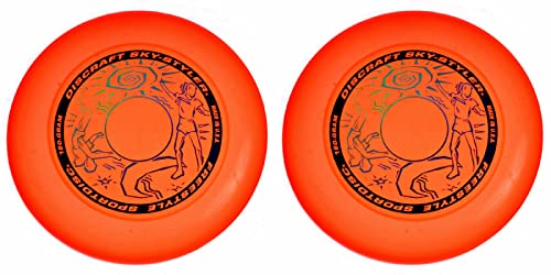 Discraft Freestyle sky-styler Frisbee 160 Gramm Sport disc-orange (2er Pack) von Discraft