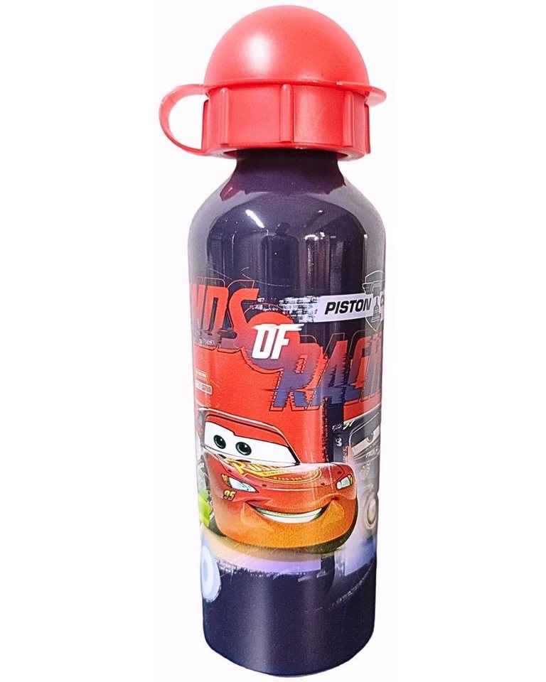 Disney Cars Trinkflasche Legends of Racing, Kinder Sport-Aluminiumflasche 520 ml BPA frei von Disney Cars