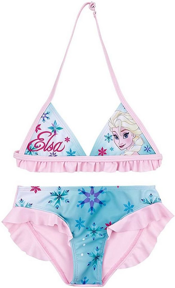 Disney Frozen Bandeau-Bikini FROZEN Die Eiskönigin Mädchen Kinder Bikini 2 Teile von Disney Frozen