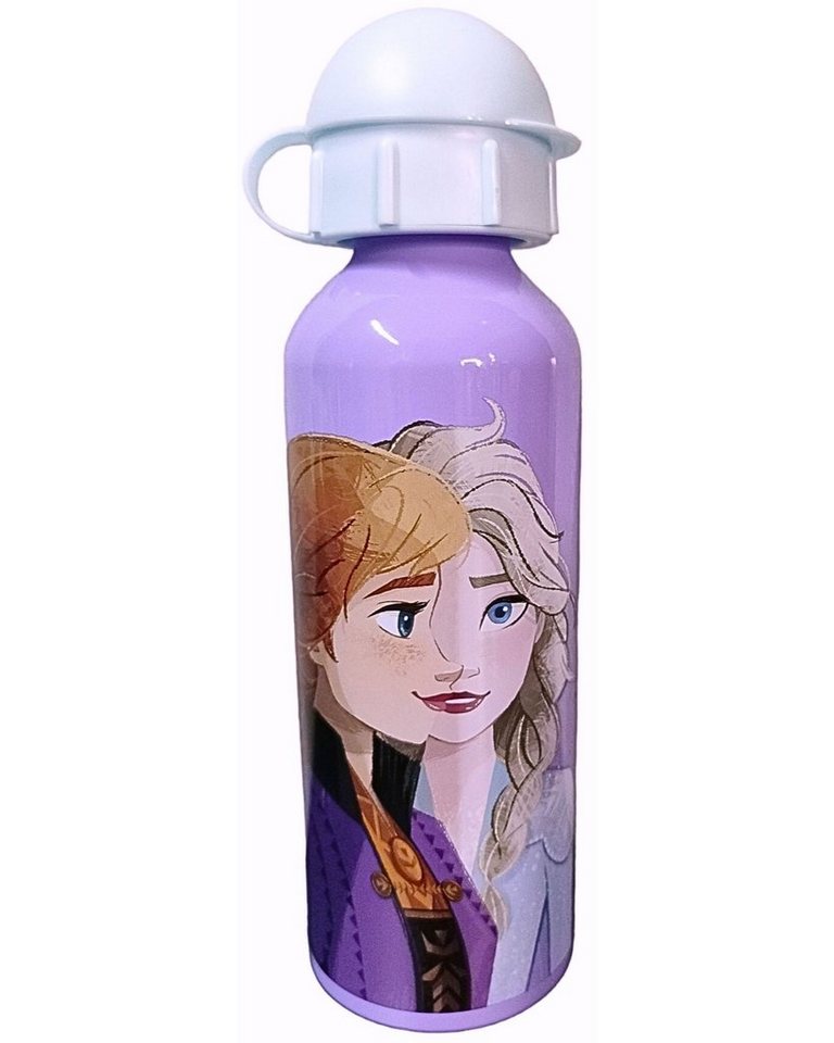 Disney Frozen Trinkflasche Elsa & Anna - Magic of Nature, Kinder Sport-Aluminiumflasche 520 ml BPA frei von Disney Frozen