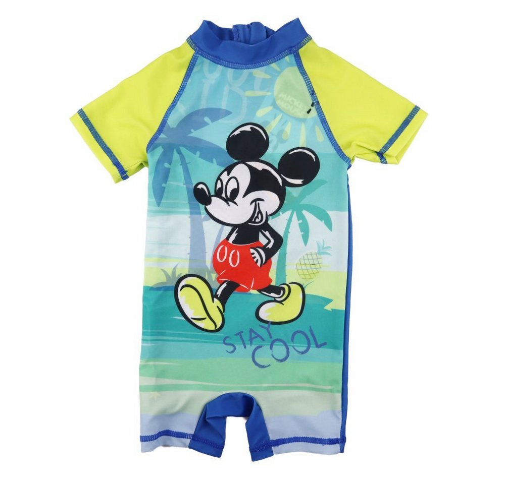 Disney Mickey Mouse Badeanzug Mickey Maus Einteiler Kinder Schwimmanzug Gr. 86 bis 116 von Disney Mickey Mouse