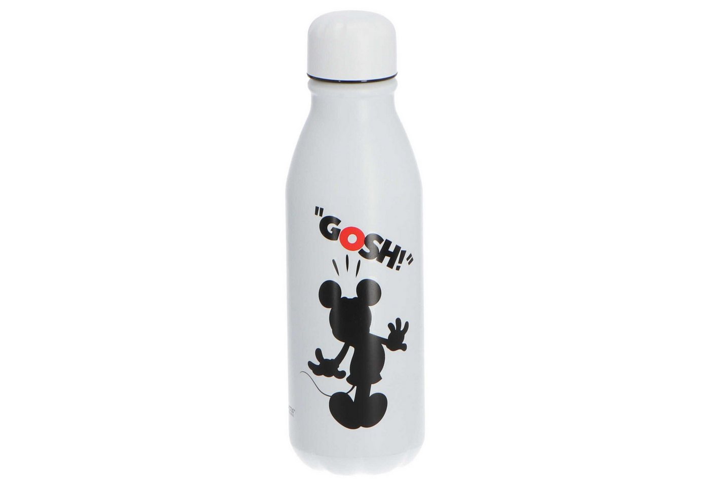 Disney Mickey Mouse Trinkflasche Aluminium Trinkflasche Flasche Getränkebehälter 600ml Weiß von Disney Mickey Mouse