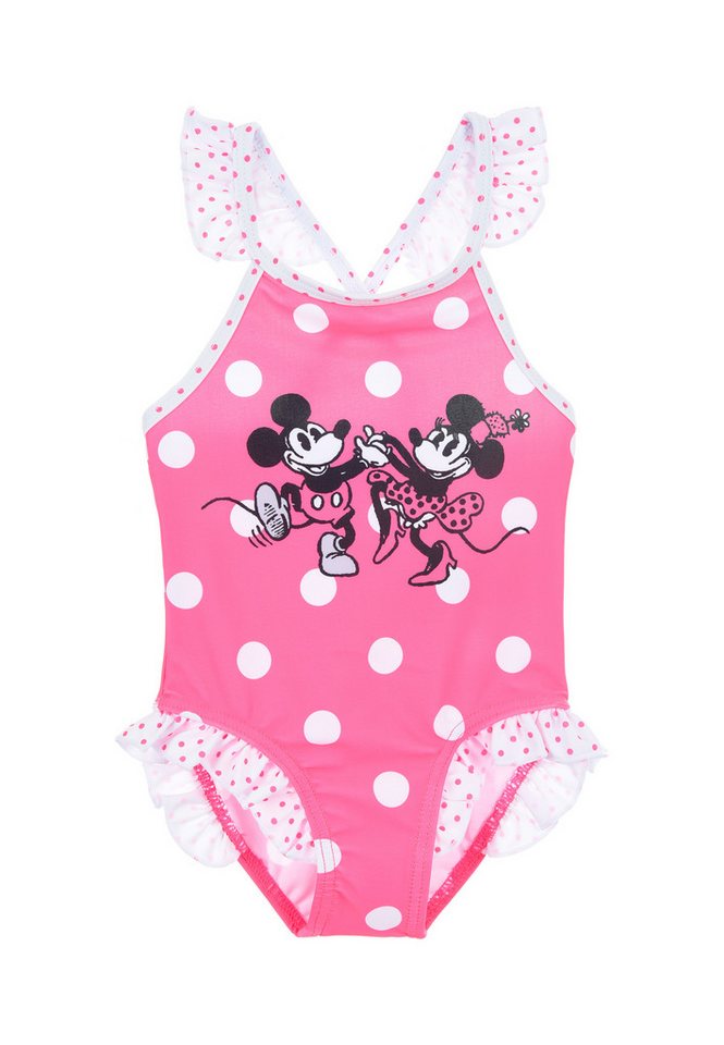 Disney Minnie Mouse Badeanzug Mädchen Bademode Kinder Mini Maus von Disney Minnie Mouse